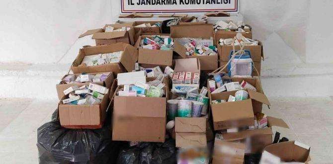 Gaziantep’te 3 milyon lira değerinde kaçak ilaç ve tıbbi malzeme ele geçirildi