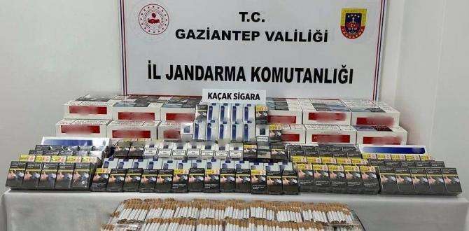 Jandarmadan 660 bin TL değerinde kaçak sigara operasyonu: 20 şahıs yakalandı