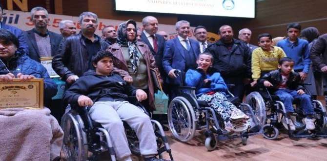 ?ahinbey Belediyesi’nden 34 engelliye akl ve manel sandalye